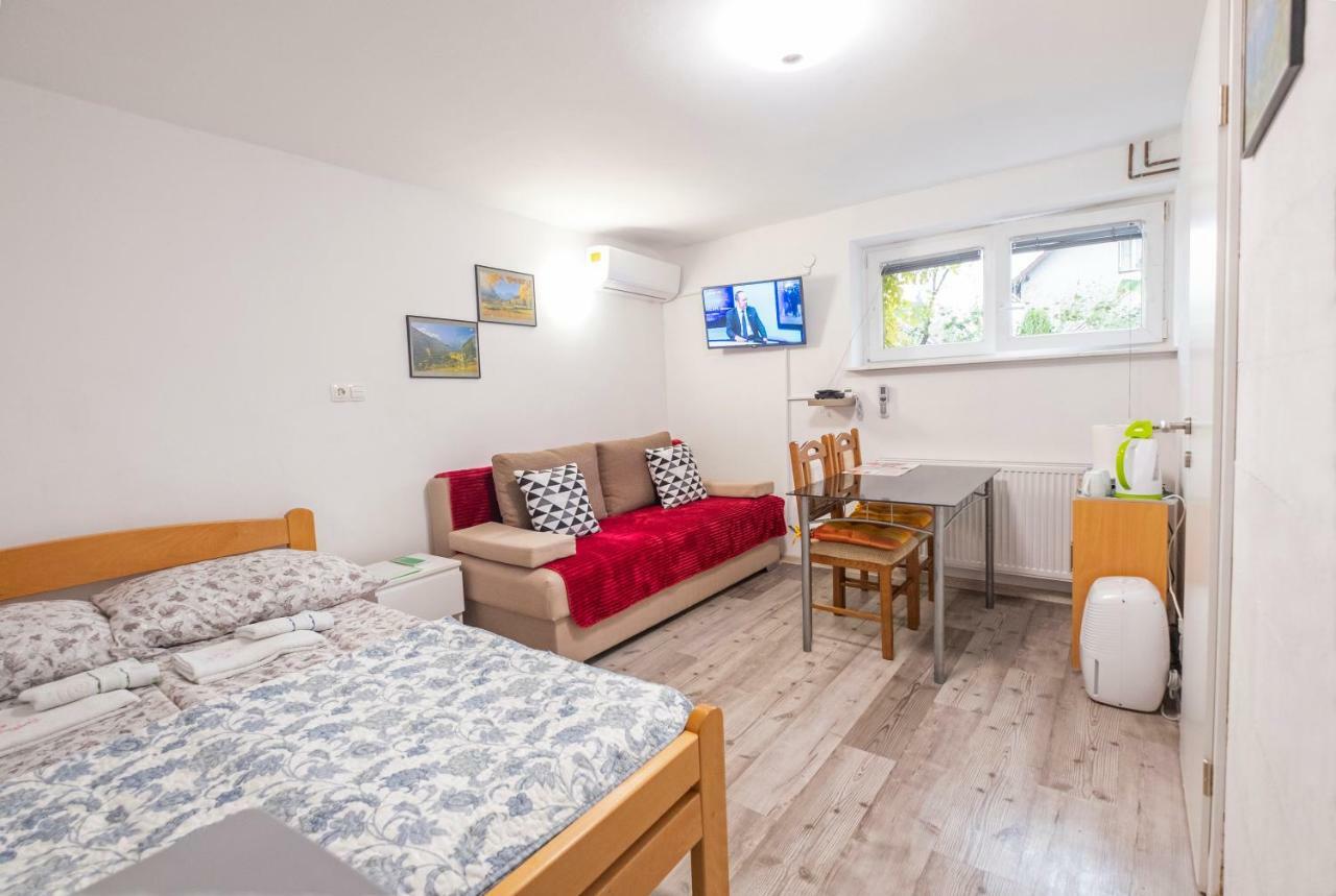 Newly Renovated Studio With Air Conditioner & Free Parking Ljubljana Exteriör bild